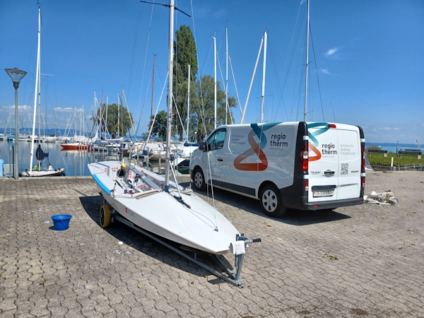 Flüssiggaskontrolle am Schiff mit Regiotherm
